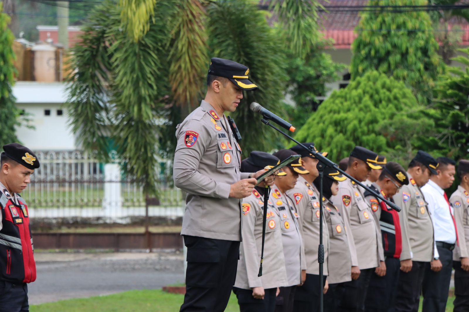 Kapolres Ogan Ilir Ingatkan Personel Terapkan SOP Saat Memberikan Tindakan Tegas ke Pelaku Tindak Pidana