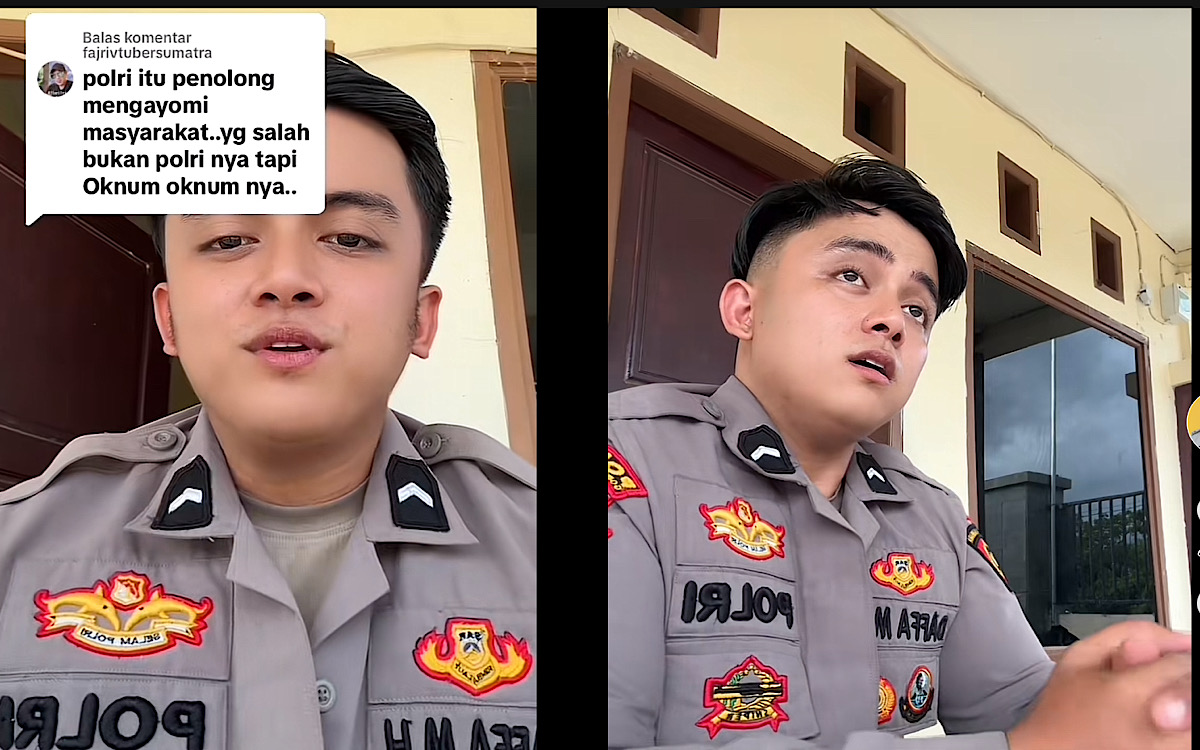 Polisi Ganteng Gorontalo Jualan Siomay Apa Nggak Malu? Daffa: ‘Jangan Terlalu Kencang Urat Malunya Kawan’ 