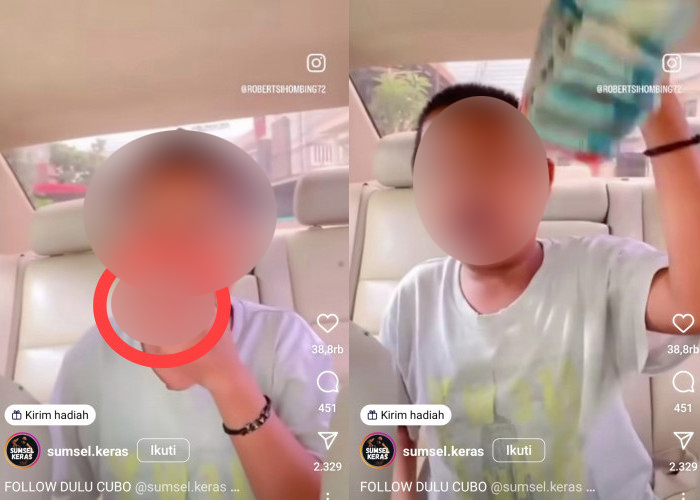 Viral Pamer Uang Sembari Merokok, Bocil Palembang Ini Bikin Konten Berbahaya Bagi Anak