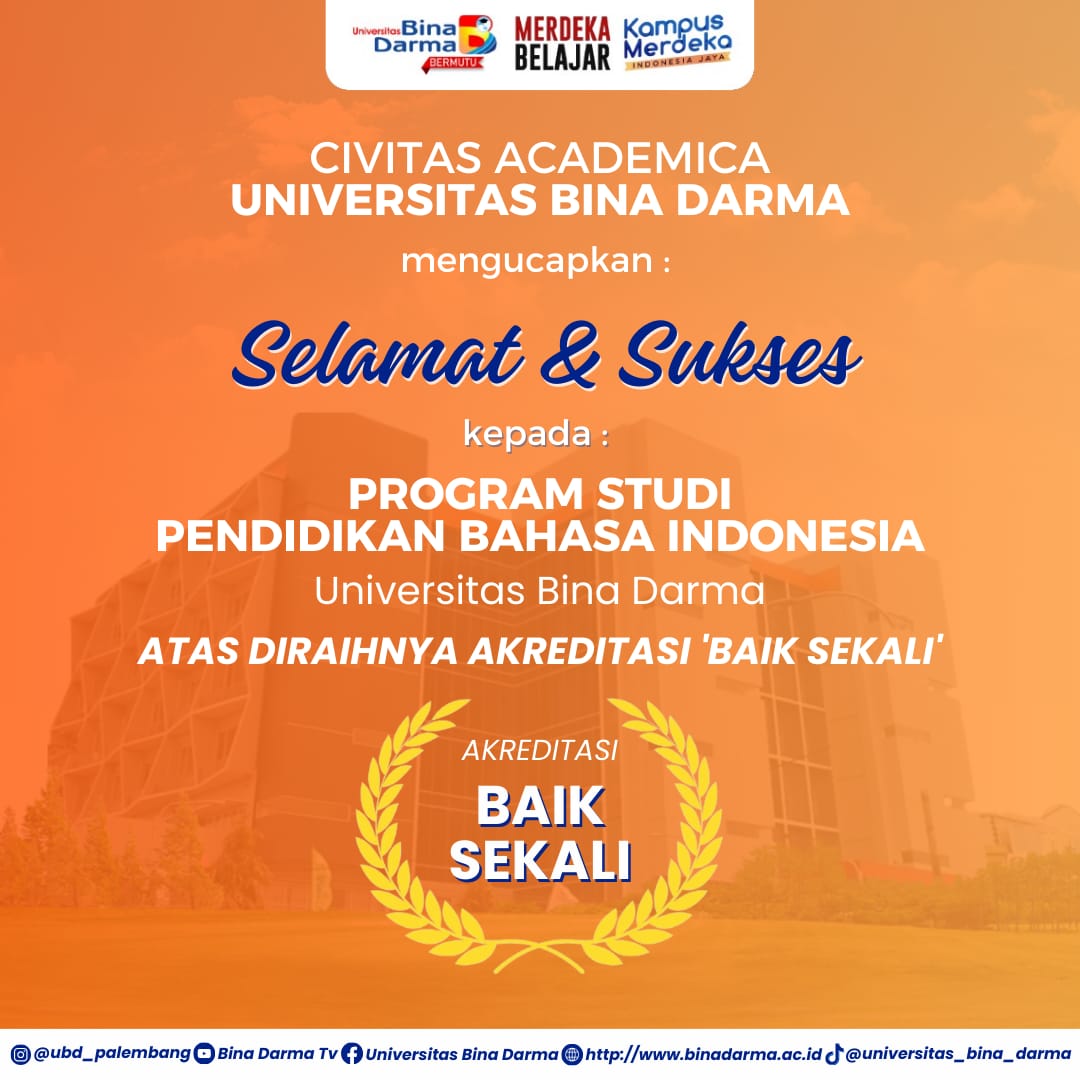 Program Studi Pendidikan Bahasa Indonesia UBD Raih Akreditasi 'Baik Sekali' dari BAN-PT