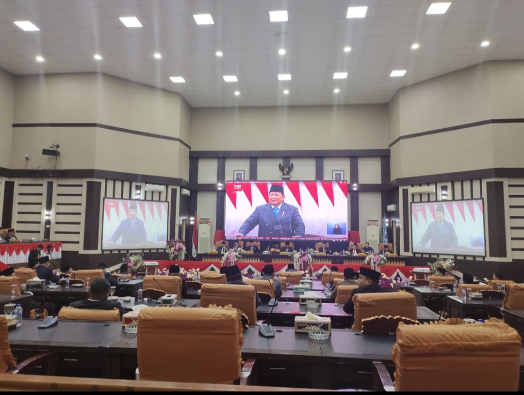 Jelang HUT ke-80 RI, DPRD OKI Gaungkan Semangat 'Bersatu Berdaulat' Saat Pidato Kenegaraan Presiden