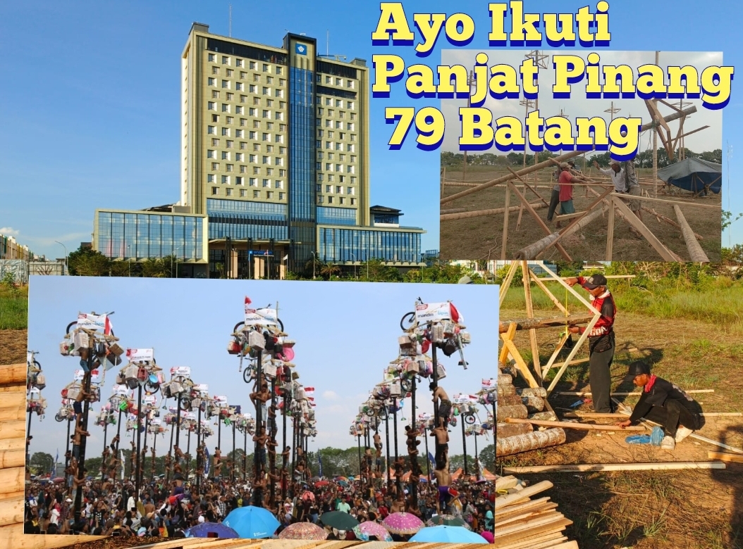 Spektakuler, Ikuti Panjat Pinang 79 Batang, Sepeda dan Hadiah Lain Menanti di Pucuk!