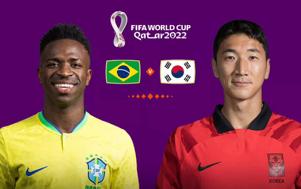 Link Live Streaming, Preview dan Prediksi Line Upa Brasil vs Korea Selatan pada Babak Knock Out