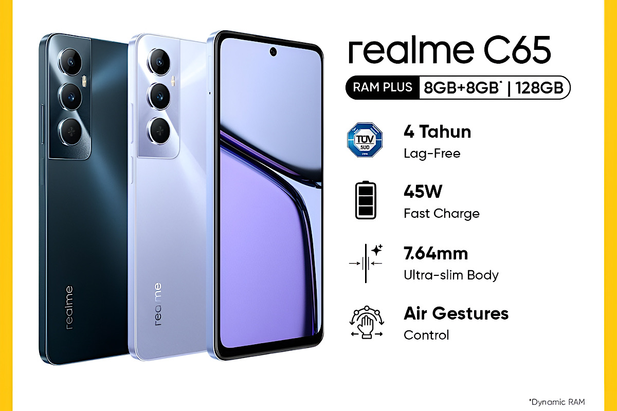 Mantap, Realme C65 Hape Punya Garansi 4 Tahun Tidak Bakal Ngelag, Coba Kita Buktikan! 