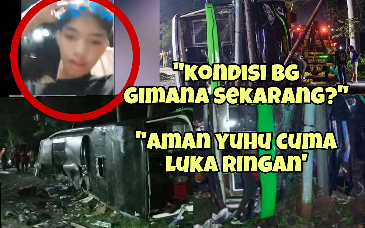 Siswa Lingga Kencana Live Saat Kecelakaan, Tiba-tiba Sudah Diluar Bus, Netizen Heran Kok Begitu Tenang? 