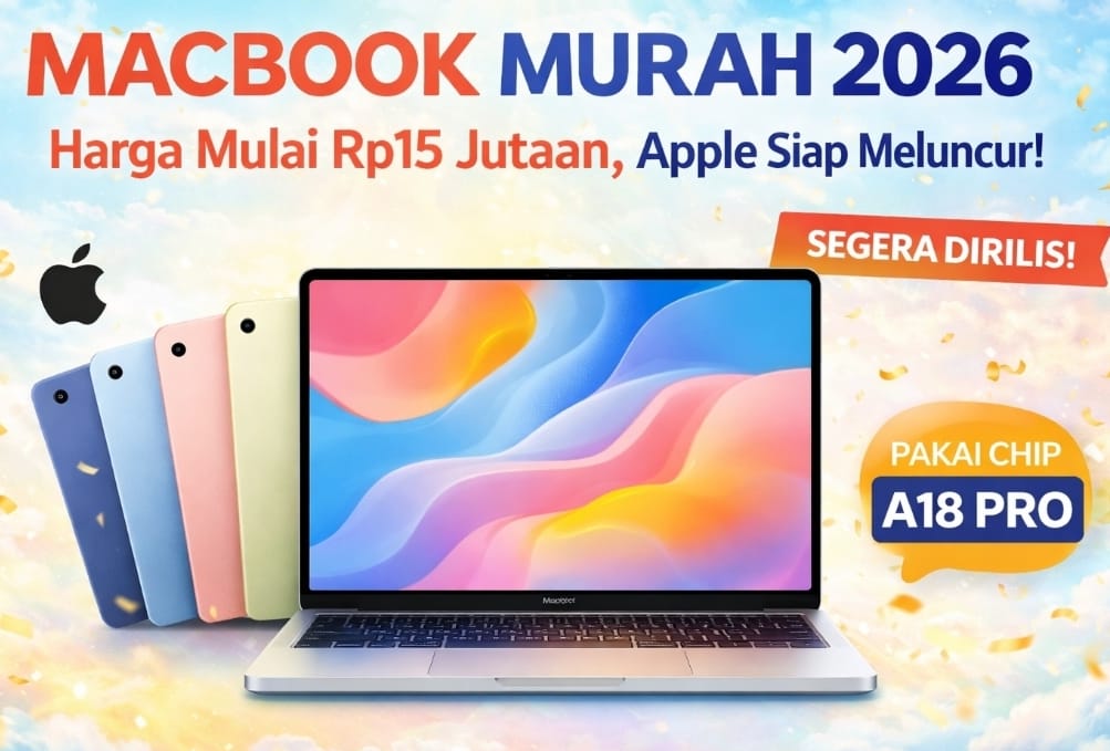 Akhirnya! Apple Siapkan MacBook Murah Maret 2026, Harga Mulai Rp15 Jutaan