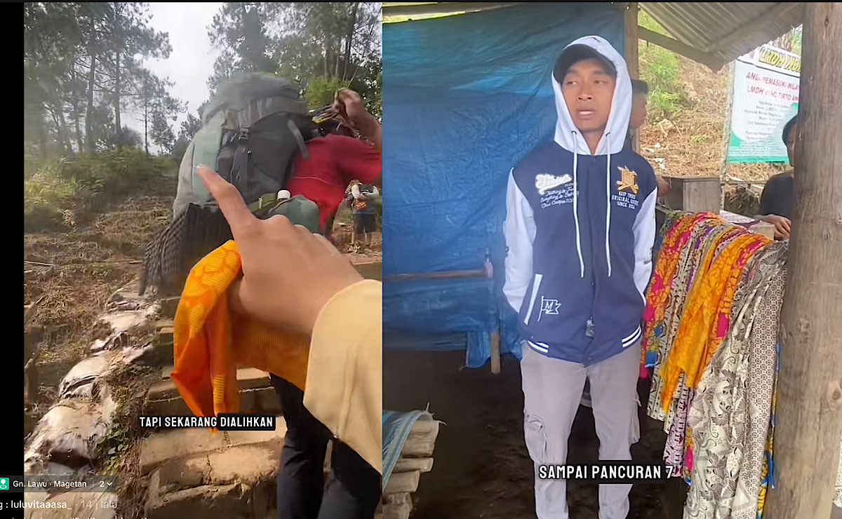 Tiba-tiba Naik Gunung Lawu Jadi Sakral Harus Sewa Kain Rp5000, Pendaki Heran Sakralnya Sebatas Uang Goceng