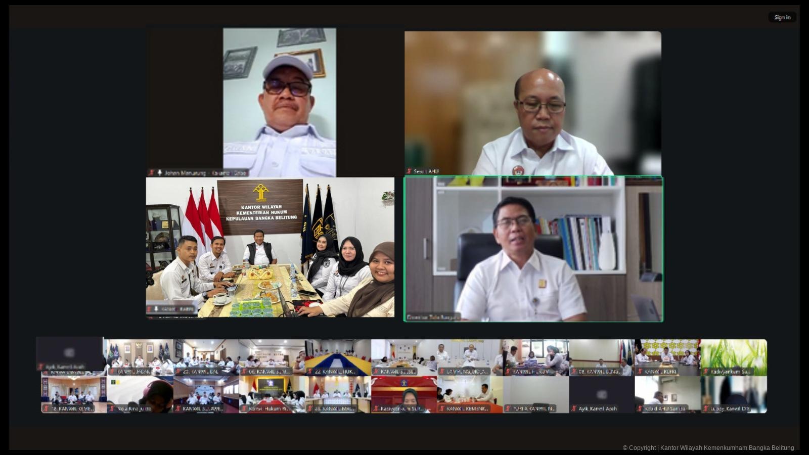 Kemenkum Babel Perkuat Tertib Administrasi dalam Pelayanan Pewarganegaraan