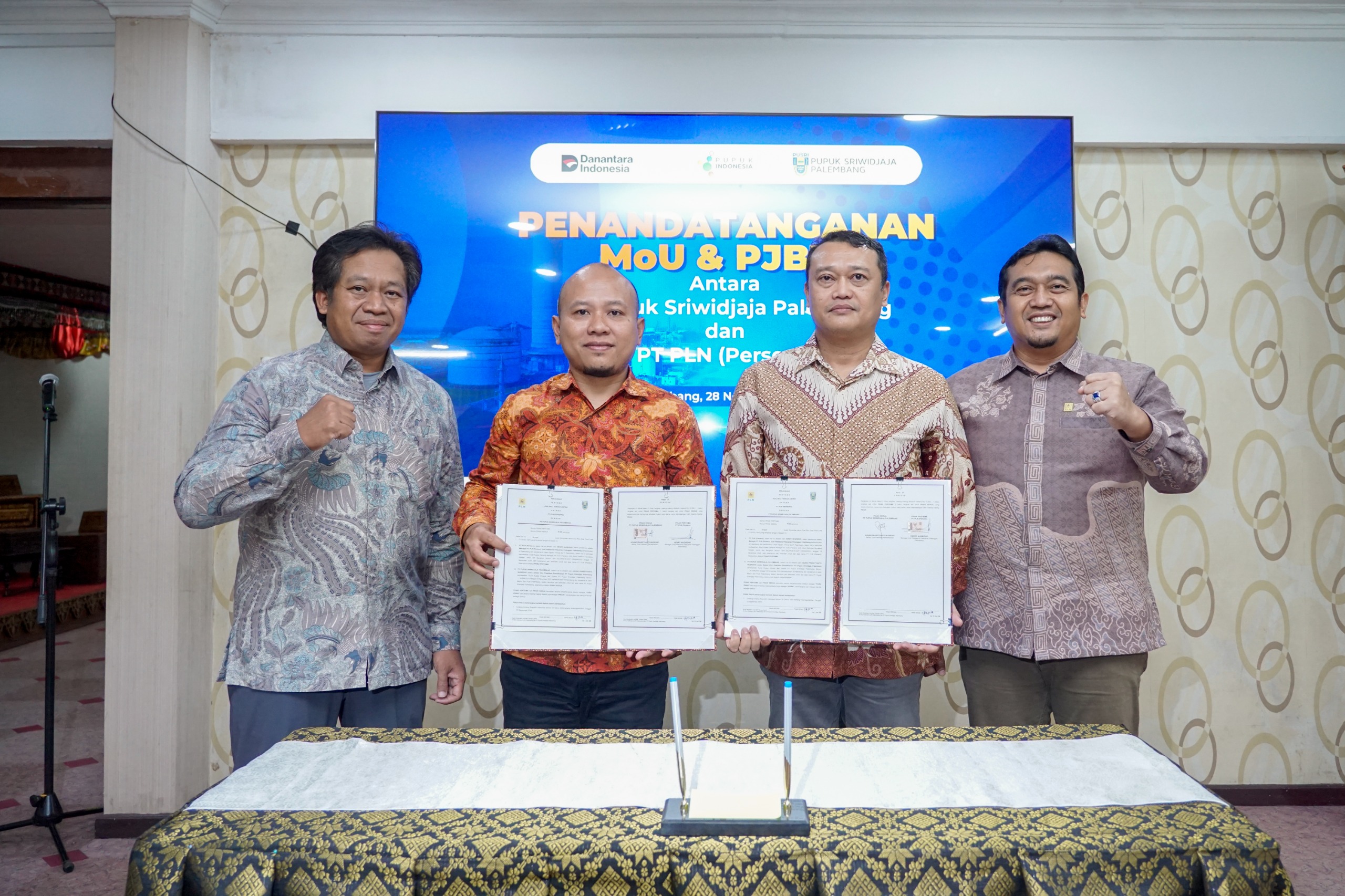 Perkuat Keandalan Operasional, PUSRI Tandatangani MOU dengan PLN UID S2JB