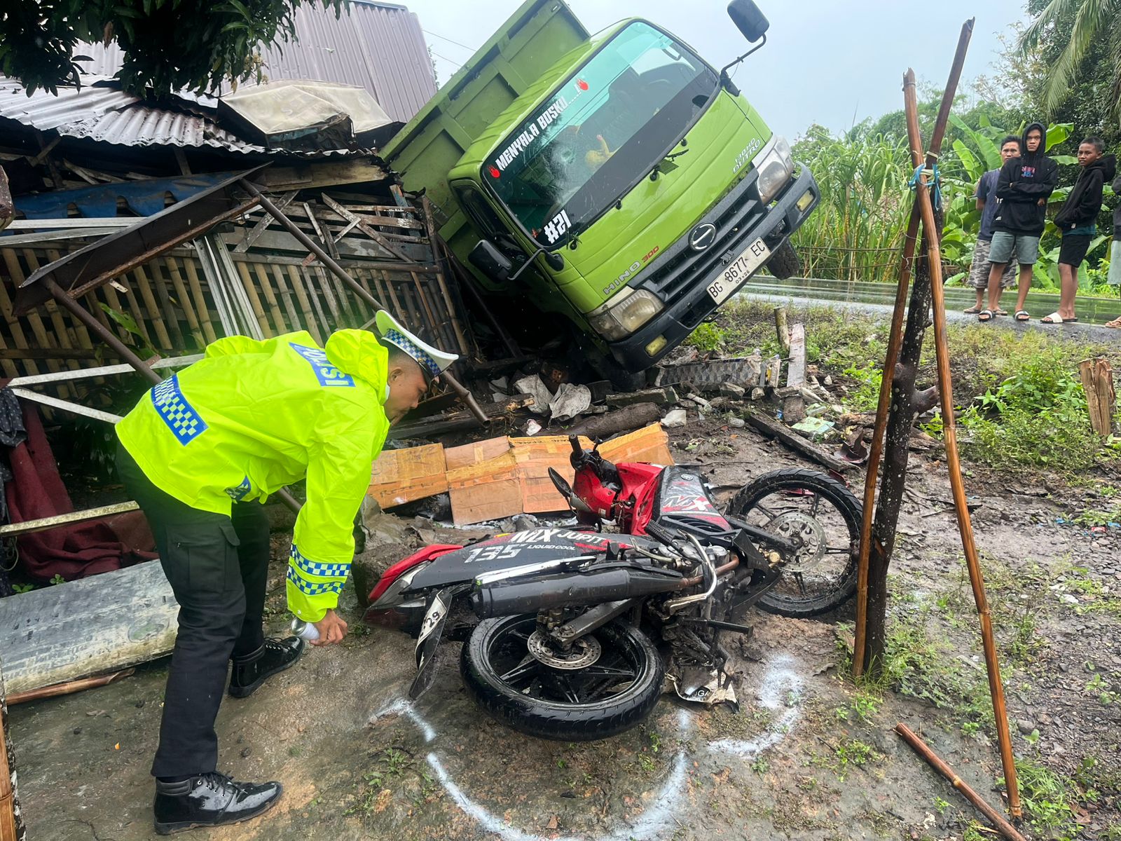 Lakalantas di Jalintim Serinanti OKI, Polisi Sebut Pengemudi Sepeda Motor Tewas