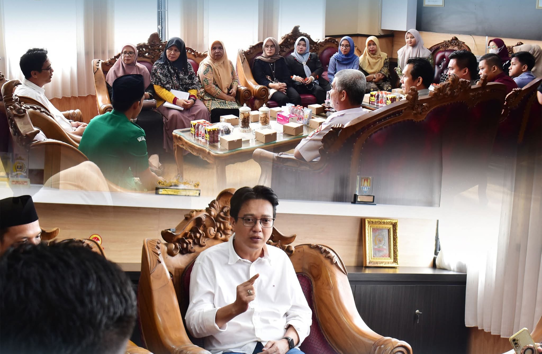 Ketua DPRD Ogan Ilir Terima Silaturahmi Sejumlah Ormas, Sampaikan Aspirasi Hingga Gagasan