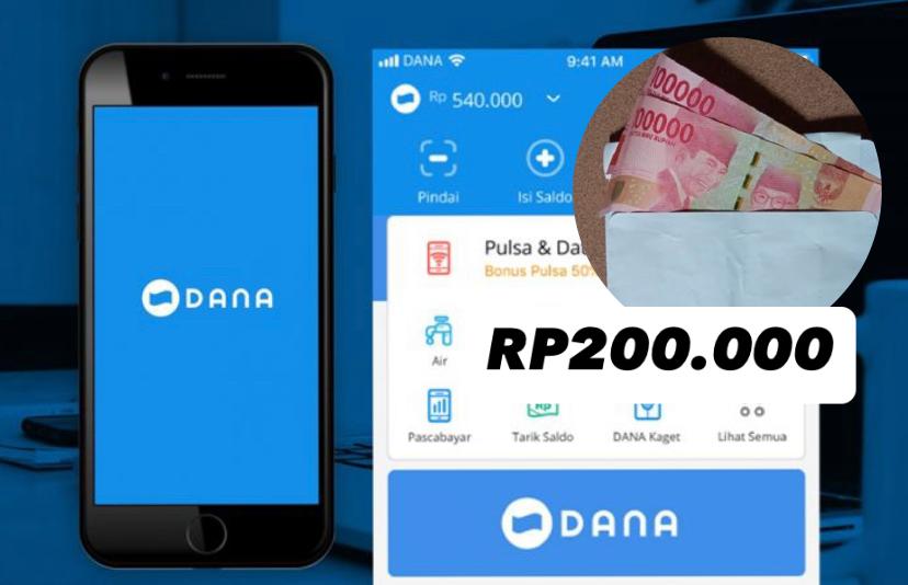 Cuma Klik Link, Saldo DANA Gratis Cair Hingga Rp200 Ribu Sekarang, Cek E-Wallet Sekarang!