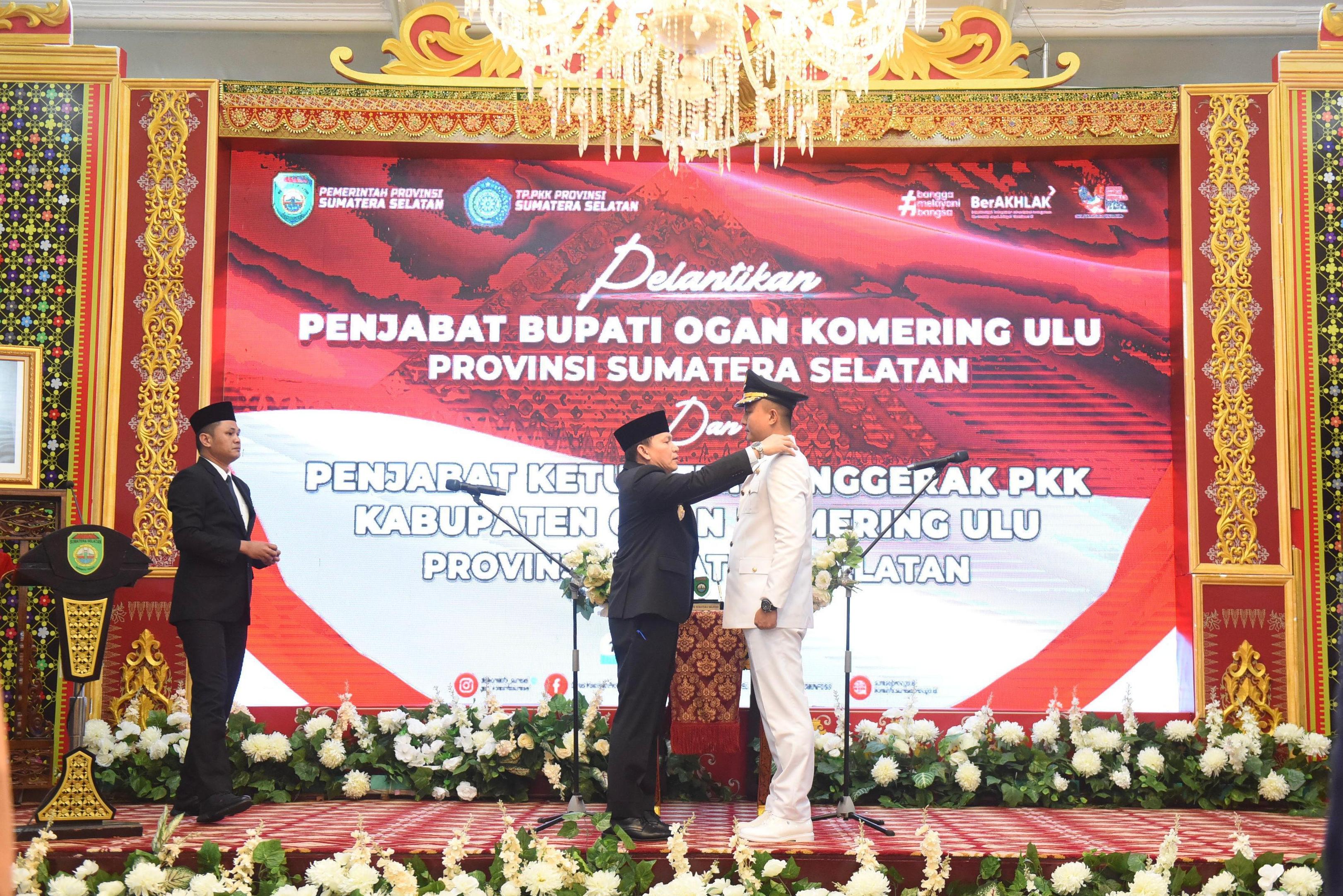 Pj Gubernur Elen Setiadi Resmi Lantik M Iqbal Alisyahbana Jadi Pj Bupati OKU 