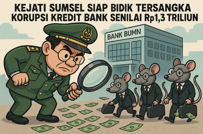 Skandal Korupsi Pemberian Fasilitas Kredit Rp1,3 Triliun Naik Penyidikan, Kejati Sumsel Siap Bidik Tersangka?