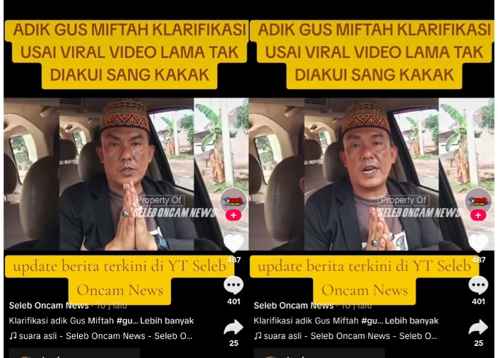 Tak Diakui Sang Kakak, Ta'im Adik Kandung Gus Miftah Klarifikasi Video: Kakak Saya Tulang Punggung Keluarga