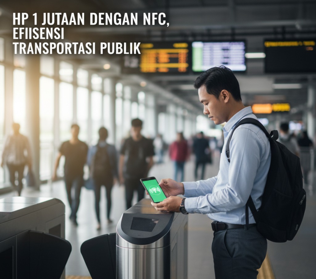 HP 1 Jutaan dengan Fitur NFC demi Menunjang Efisiensi Transportasi Publik dengan E-Money