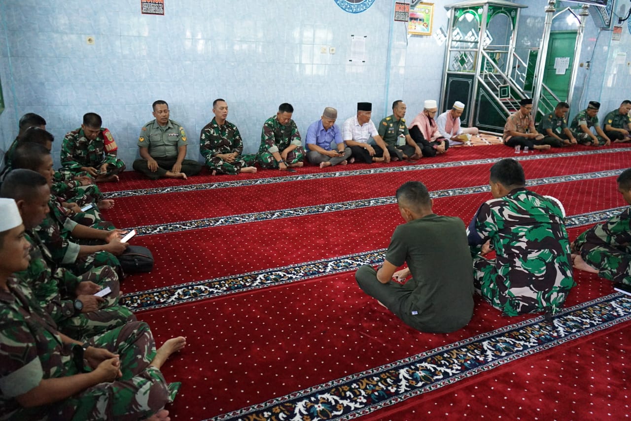 Kodim 0402/OKI Gelar Doa Bersama Peringati HUT TNI Ke-79