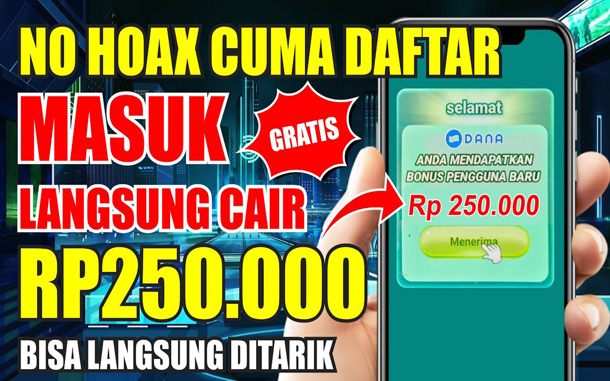 Rezeki Nomplok! Cuma Login 2 Detik Dibayar Saldo DANA Rp250.000, Terbukti 100 Persen Membayar