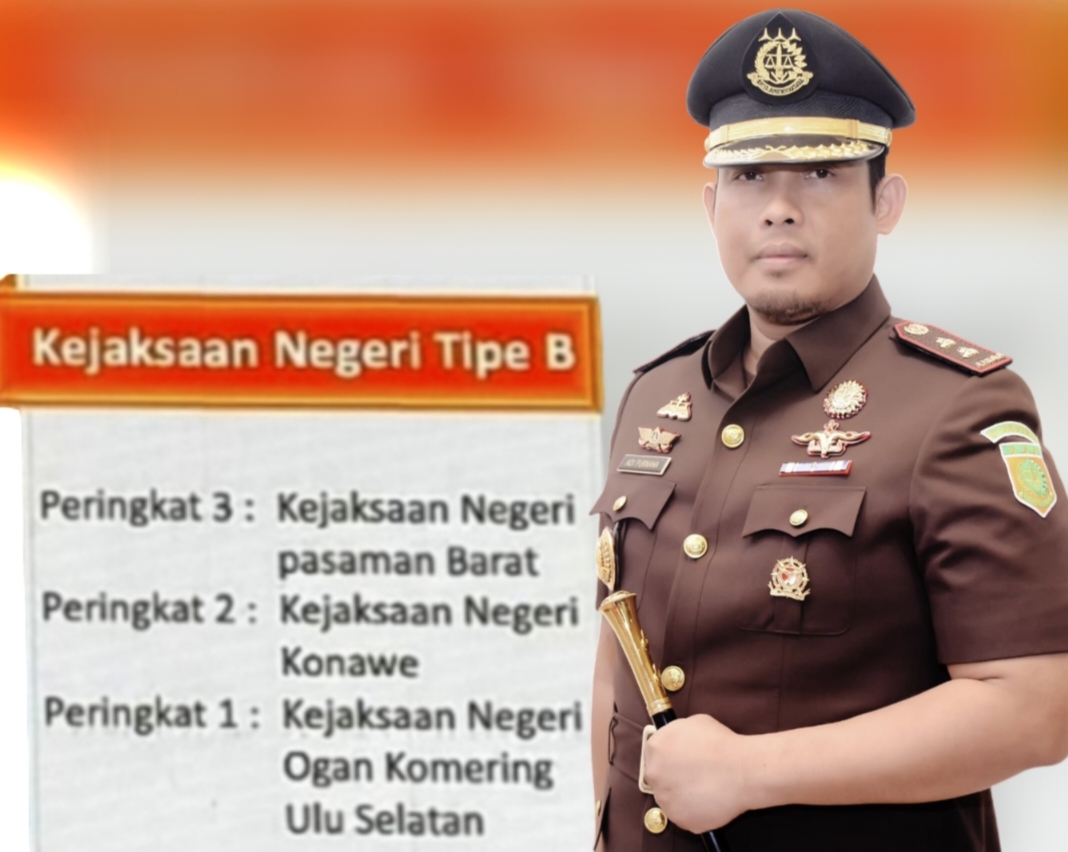 Berprestasi Sepanjang 2023, Kejari OKU Selatan Diganjar Prestasi Satker Berkinerja Terbaik Pertama