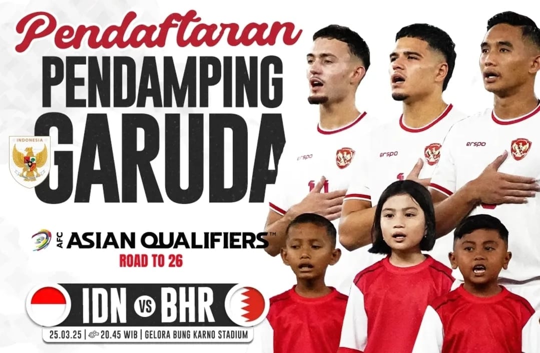 Resmi Dibuka, Begini Cara Daftar Akreditasi Media untuk Indonesia vs Bahrain