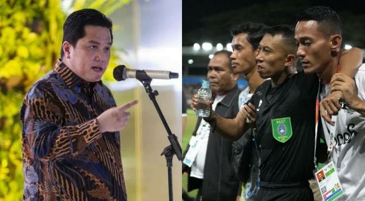 Pasca Kontroversi Wasit Asal Sumsel di PON XXI Aceh-Sumut 2024, PSSI Siapkan Sanksi, Erick Thohir: Memalukan!