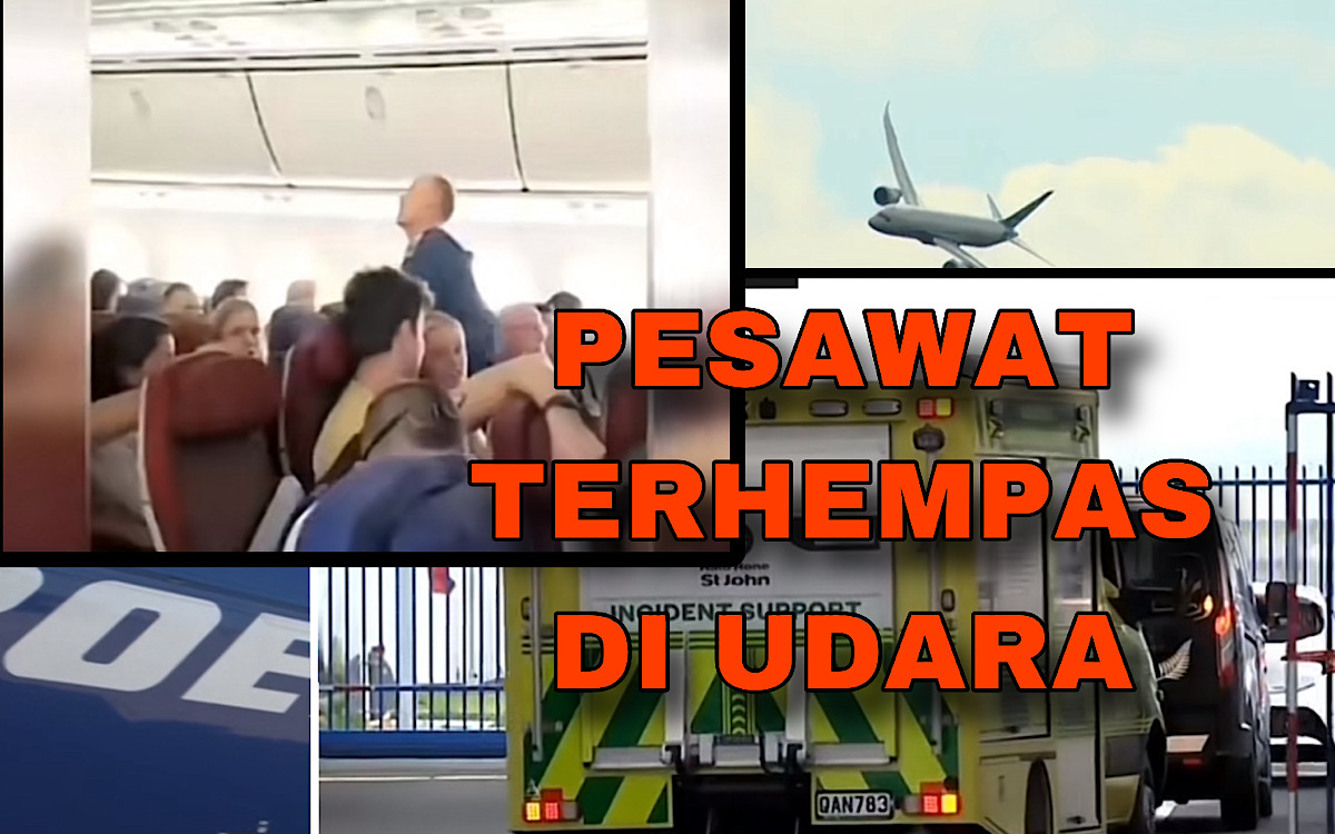 Pesawat Tujuan Selandia Baru Terhempas di Udara, 50 Penumpang Tak Kenakan Sabuk Ada di Langit-langit Kabin 