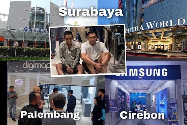 Gaya Heri Sugito Bobol iPhone Digimap Palembang Tak Berubah Persis Saat Beraksi di Mal Cirebon dan Surabaya  