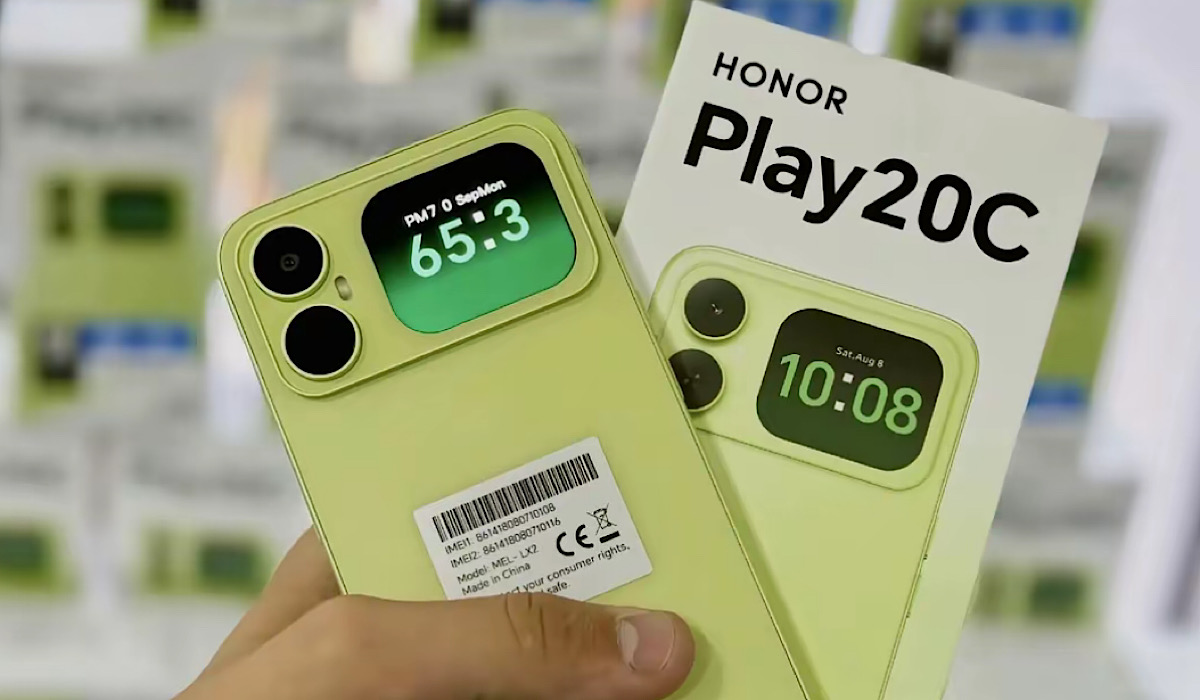 HP Budget dari Honor Play 20C, Meski Murah  Tapi Terkesan Mewah Ikut Trend Dual Screen 