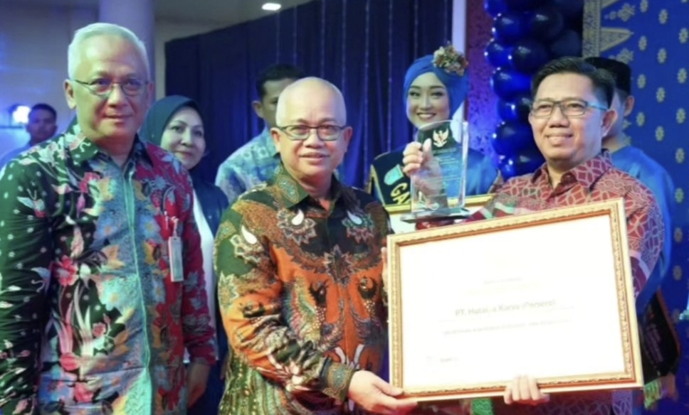 PT Hutama Karya Terima Penghargaan Kontribusi PBB Tertinggi dari Pemkab Ogan Ilir, Nilainya Fantastis Banget! 