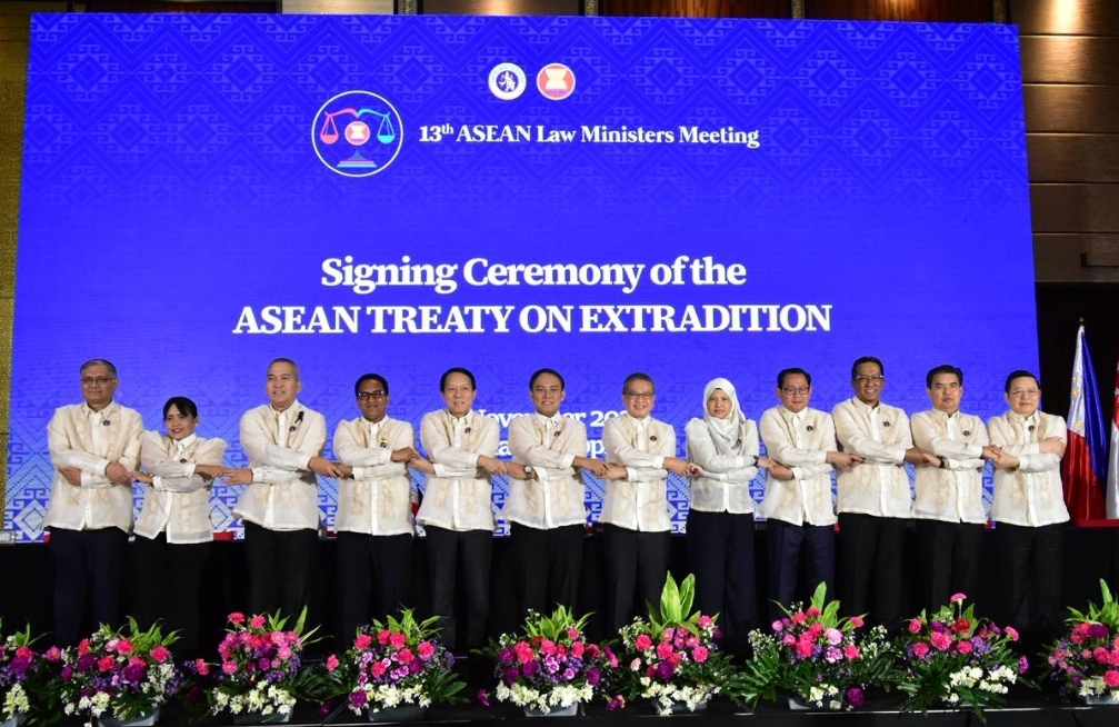 Cegah Pelaku Kejahatan Lintas Negara, Menteri Hukum Supratman Tandatangani ASEAN Treaty on Extradition