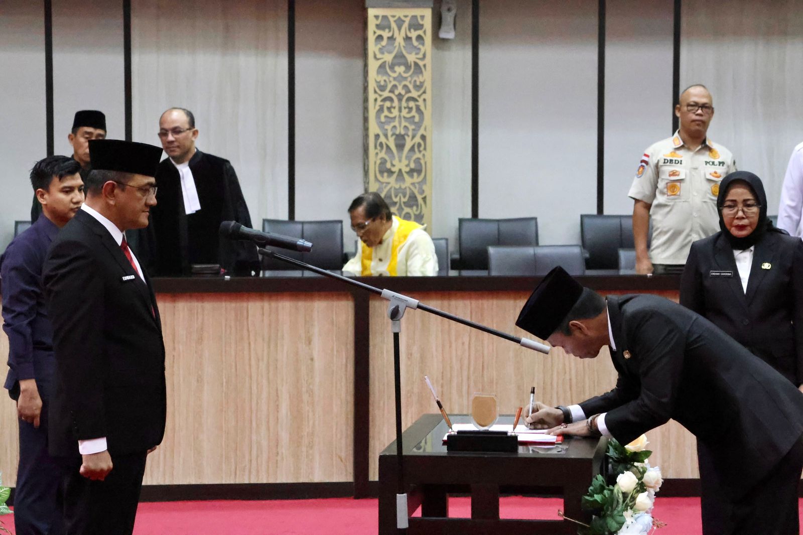 Sekda Sumsel Edward Candra Lantik 47 Pejabat Fungsional di Lingkungan Pemprov Sumsel 