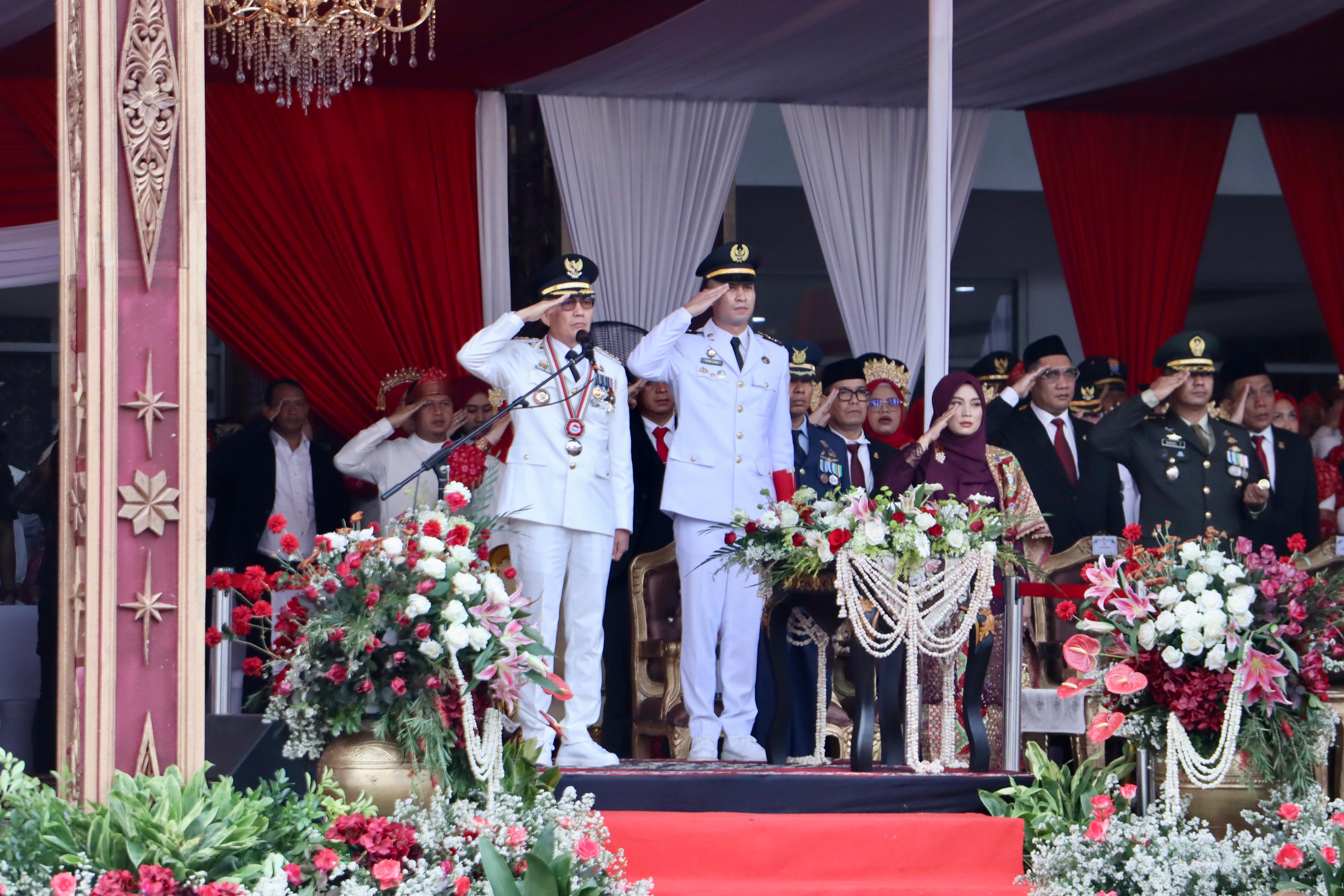Jadi Pembina Upacara HUT ke-80 RI, Ini Harapan Wali Kota Palembang Ratu Dewa
