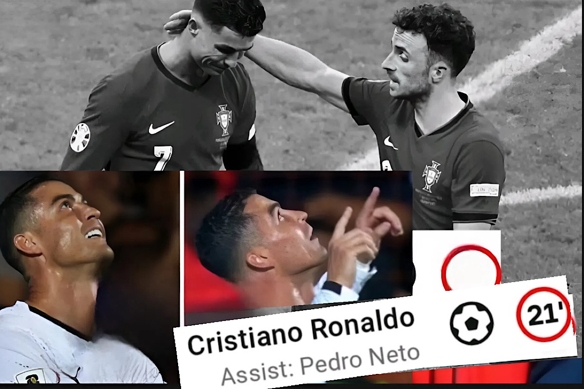 Ronaldo Cetak 2 Gol Cantik Tapi Selebrasi Bikin Sedih, Melihat ke Atas ‘Diogo Jota’