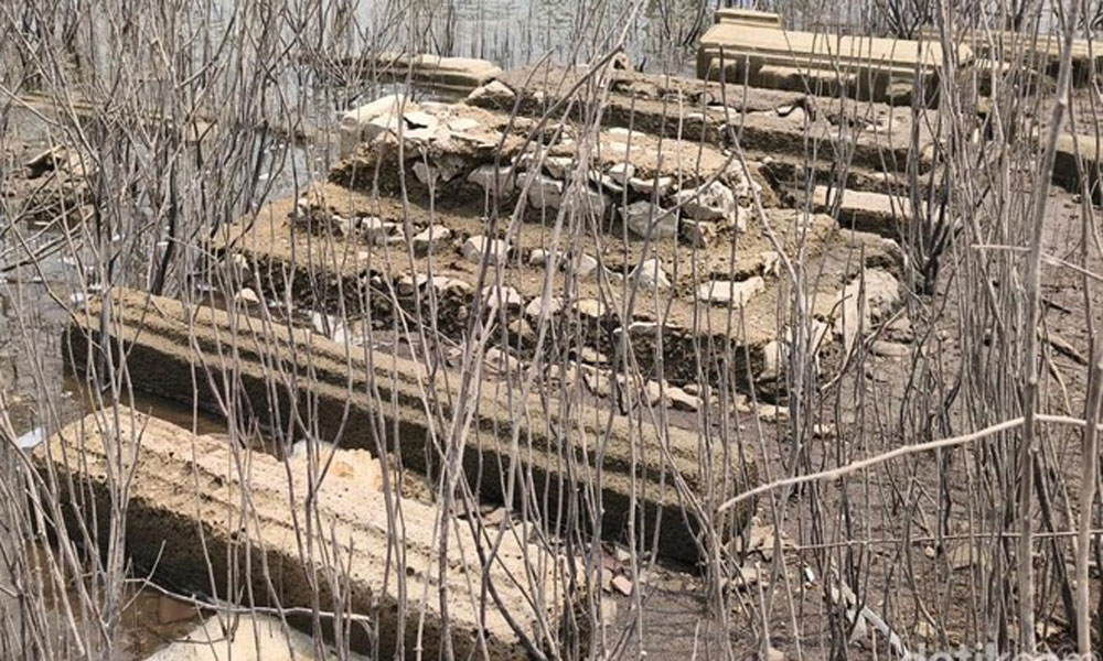 Waduk Gajah Mungkur Surut, Puluhan Makam Kuno Bermunculan