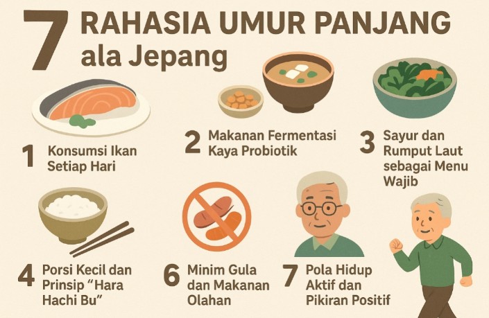 Rahasia Orang Jepang Berumur Panjang, Ternyata Cukup Rutin Konsumsi Ini