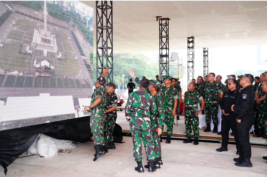 HUT TNI ke-79 Ribuan Prajurit Penuhi Monas, Berbagai Kegiatan Ditampilkan