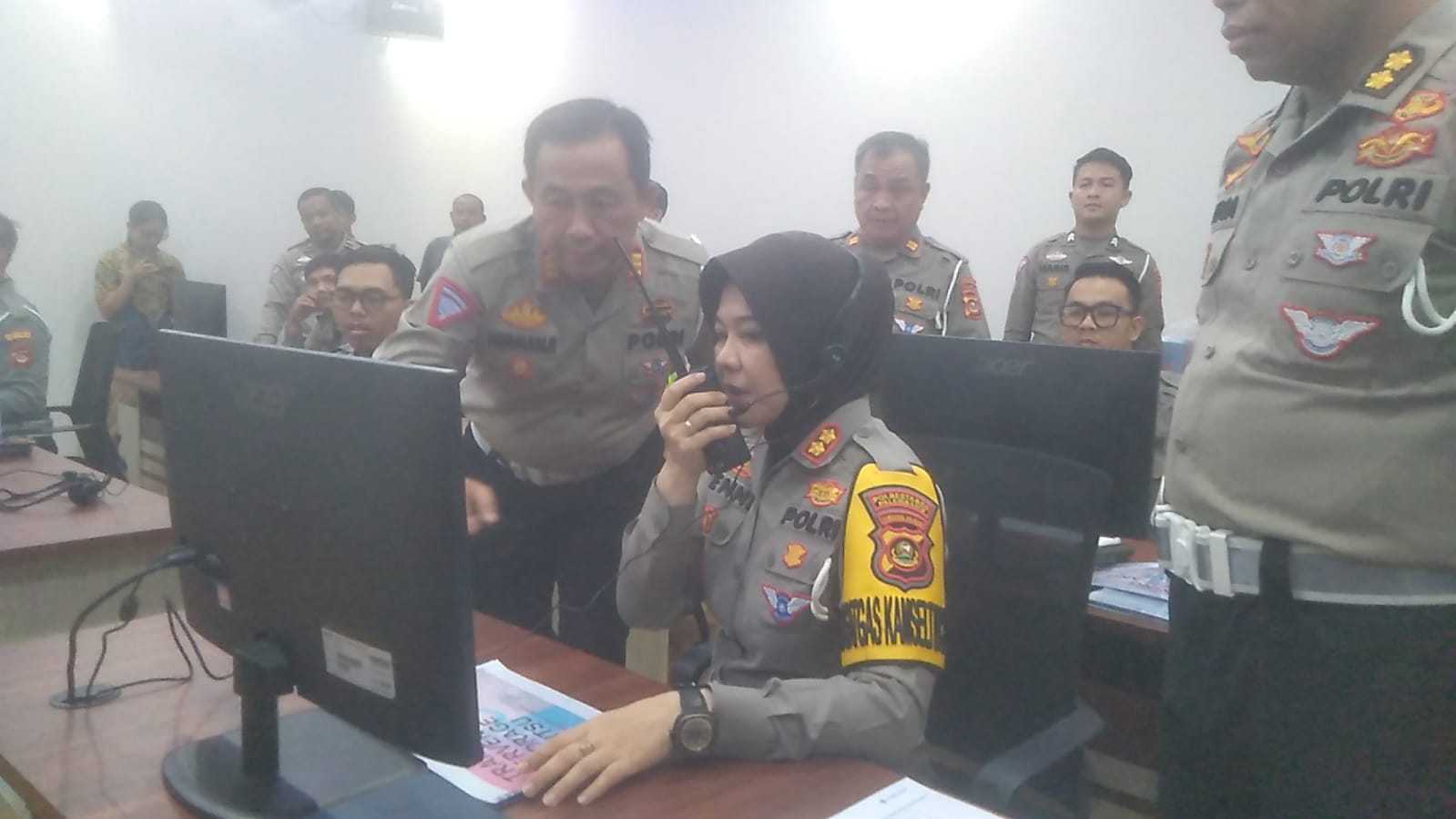 Polrestabes Palembang Miliki Command Center untuk Pantau Kepadatan Lalulintas dari 11 Titik CCTV   