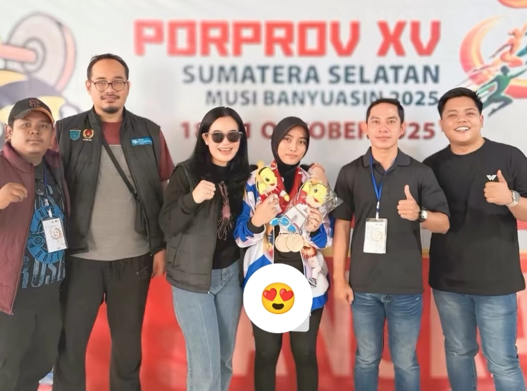 Kontingen Ogan Ilir Raih Medali Pertama di Porprov Sumsel XV Tahun 2025, 3 Perunggu Sekaligus dari Angkat Besi