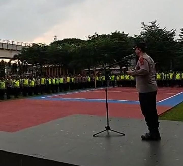Apel Pengamanan Kenaikan Isa Al-Masih, Long Wekend Ratusan Personel Siaga di 77 Gereja di Palembang