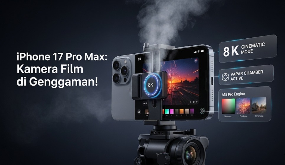 Selangkah Lebih Maju, iPhone 17 Pro Max Bakal Punya Kamera 8K dan Pendingin Kelas Laptop!
