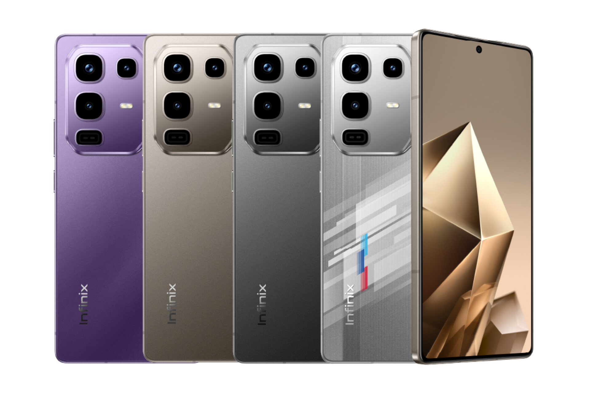 Infinix Note 50 Pro Ditenagai Chipset Helio G100 Ultimate dengan Desain Futuristik 