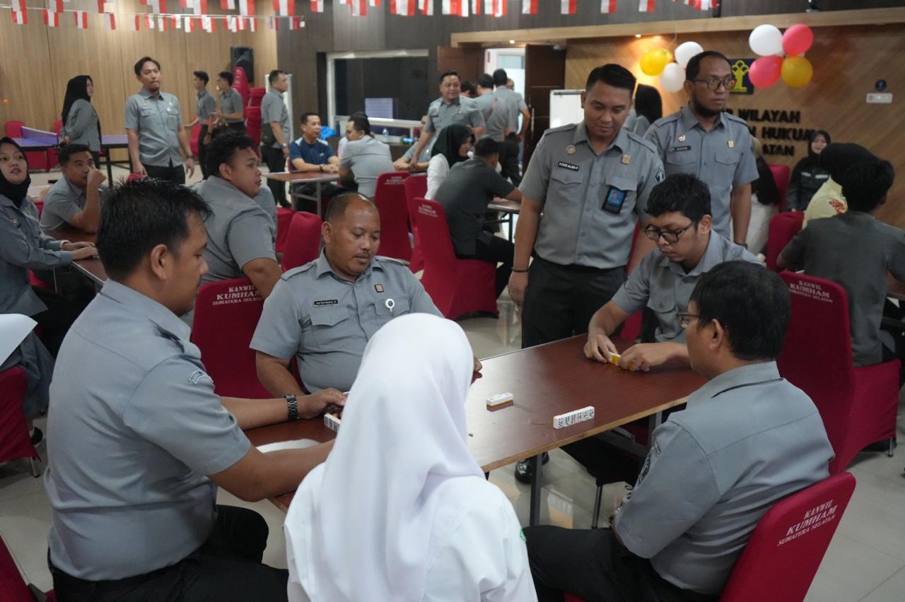 Semarak Hari Pengayoman ke-81, Kemenkum Sumsel Perkuat Kebersamaan Lewat Lomba