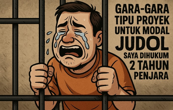 Proyek Jalan Fiktif Berujung Bui, Arda Pratama Divonis 2 Tahun Gara-Gara Judi Online