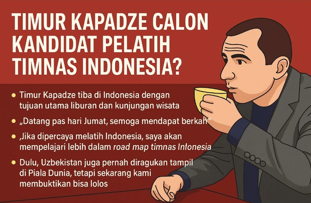 Heboh! Timur Kapadze Salat Jumat di Istiqlal, Bicara Peluang Latih Timnas Indonesia