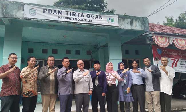 Sekda Ogan Ilir Semangati Dewan Pengawas dan Direktur Baru Perumda Tirta Ogan 