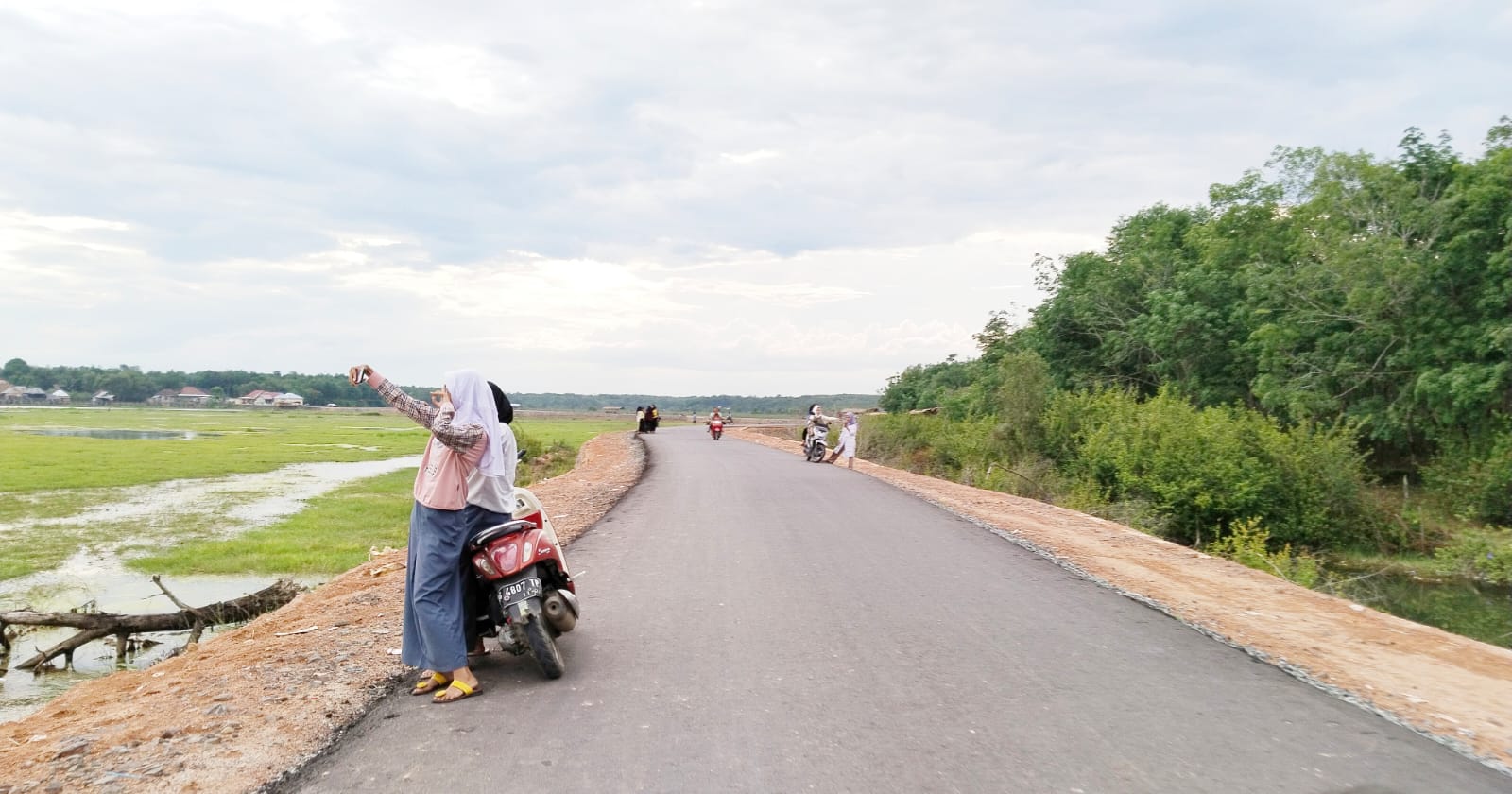 Jelita Nan Mempesona, Kini Jadi Tempat Tongkrongan Baru Warga di Ogan Ilir