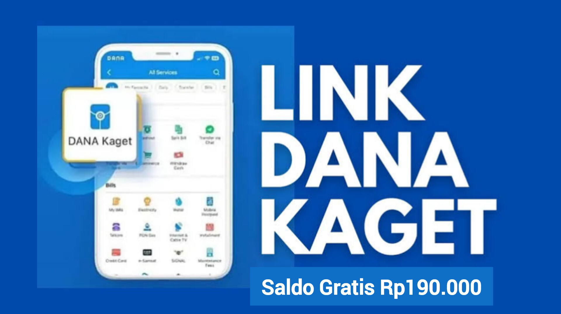 Jumat Berkah Raih Saldo Gratis Rp190.000 Lewat Fitur DANA Kaget, Klaim Sekarang!