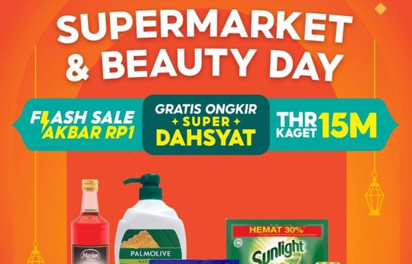 Promo Shopee Akhir Maret, Supermarket dan Beauty Day Diskon Sampai 90 Persen