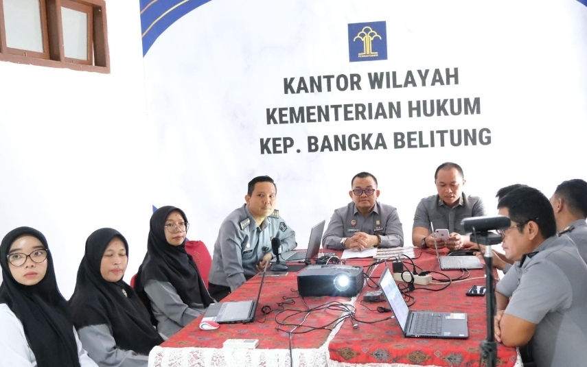Empat Raperbup Belitung Timur Dibahas dalam Forum Harmonisasi Kanwil Kemenkumham Babel