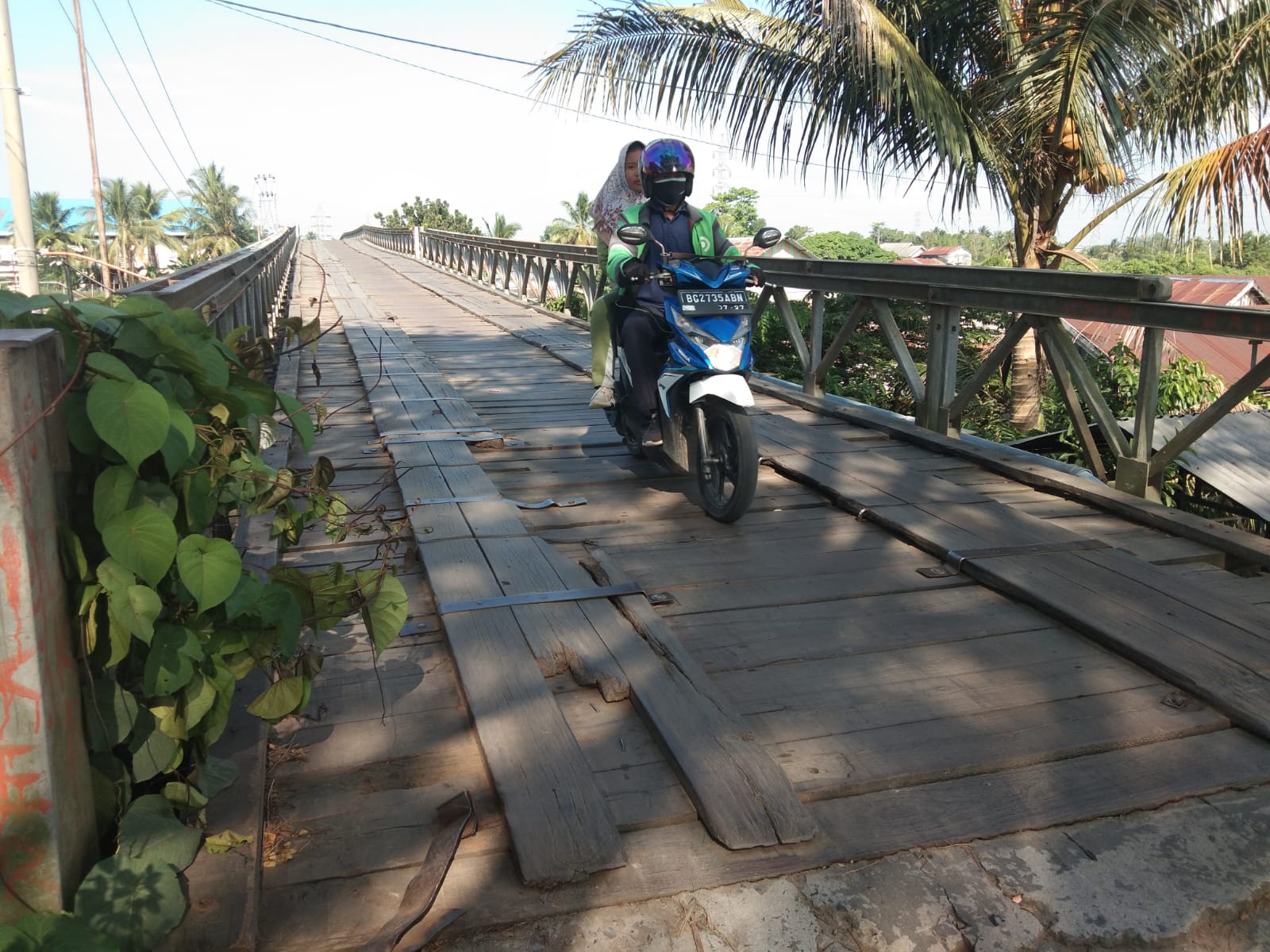 Berusia 41 Tahun, Ini Sejarah Pembangunan Jembatan Geradak Keramasan Kertapati